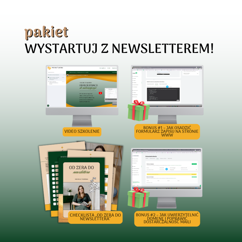 Pakiet: Wystartuj z newsletterem! (OTO)